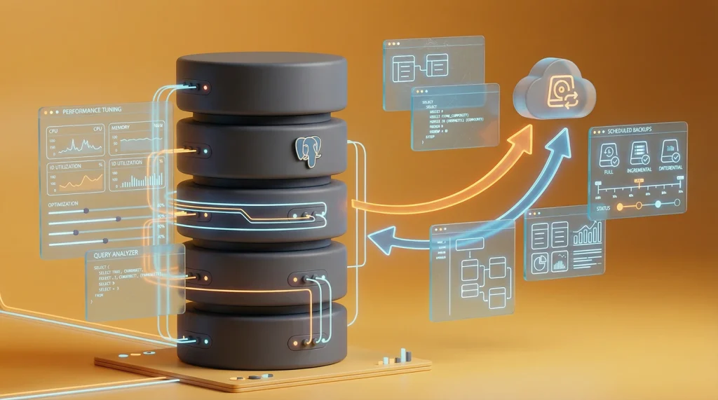 Ilustração do curso Automação e Scripting (DBA Power Skills)